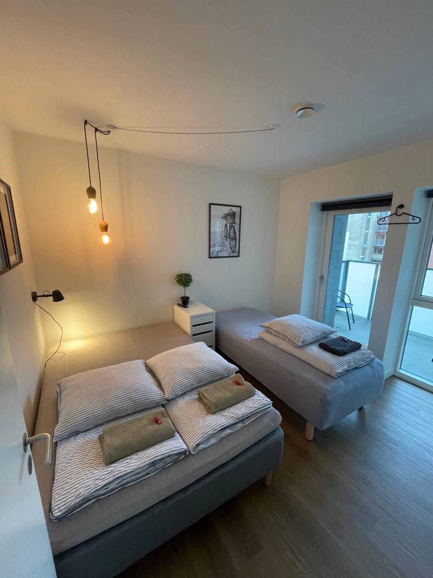 Modern Central Apt With Rooftop, Privat Balcony, & Free Parking,Next To Aarhus Attractions Exteriér fotografie